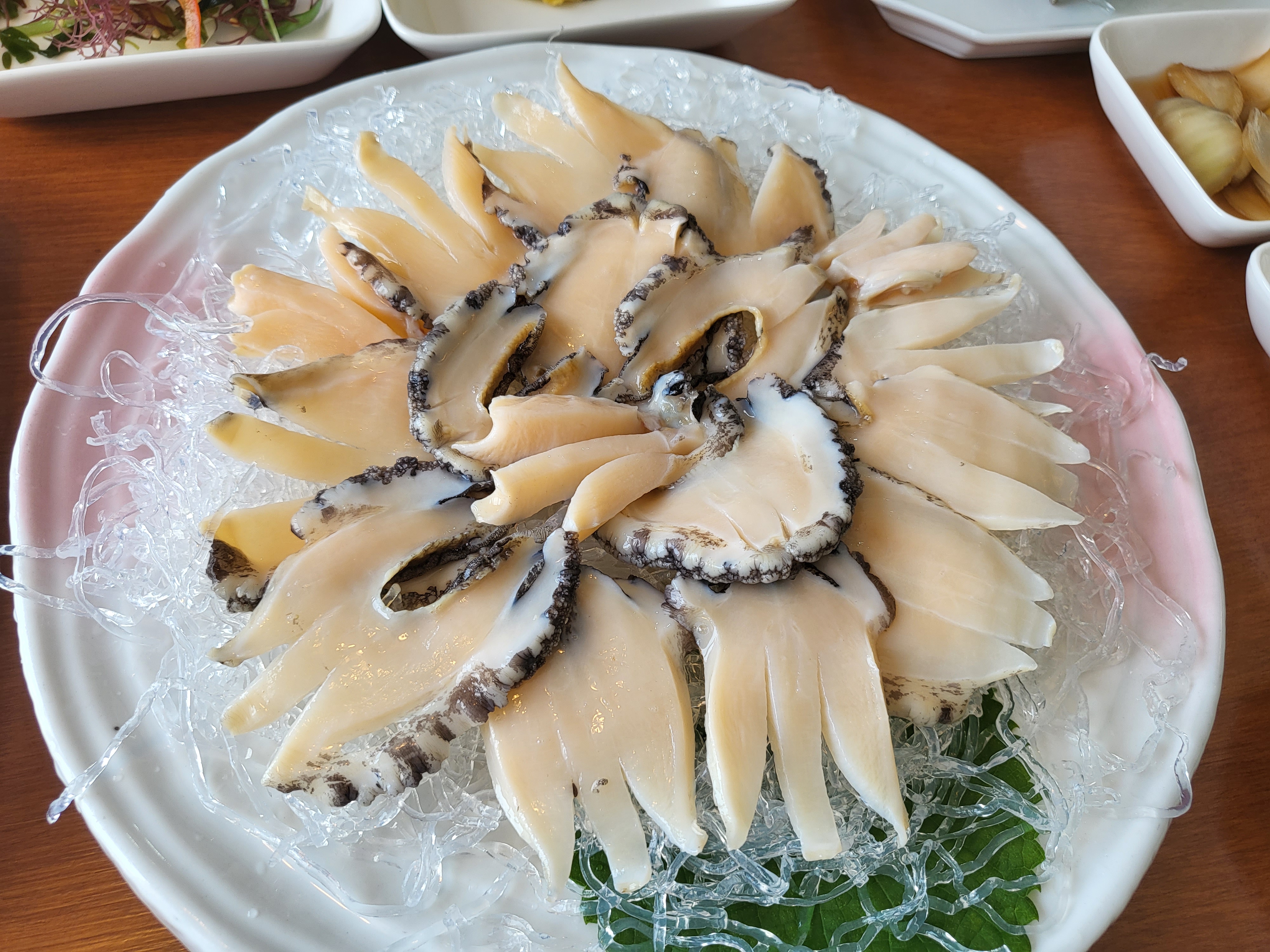 남해 해사랑전복마을 전복회