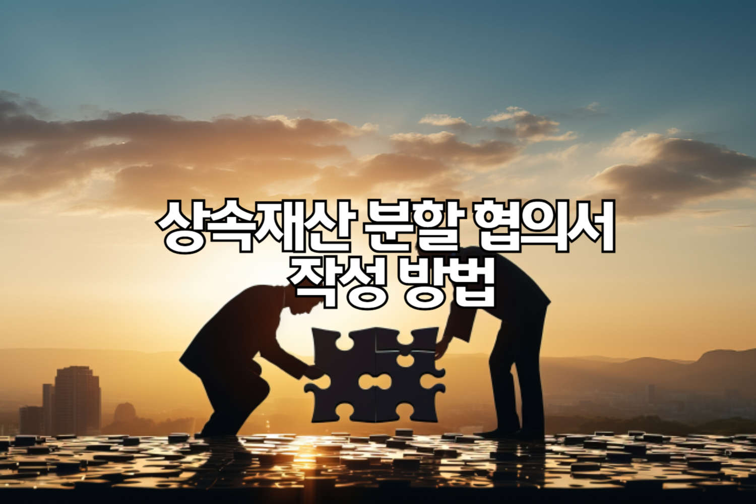 상속재산 분할 협의서 작성 방법과 꼭 알아야 할 주의점