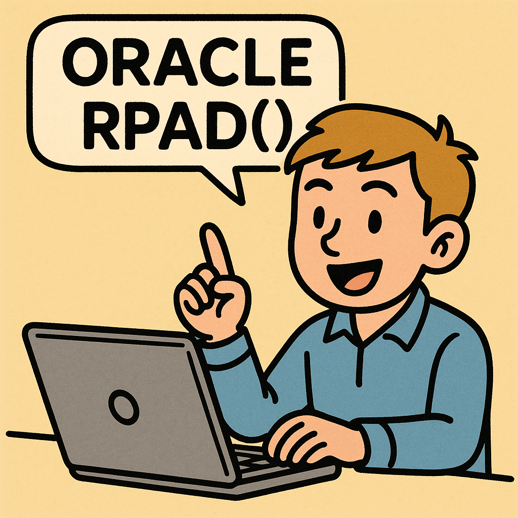 오라클 RPAD()로 문자열 길이 맞추기: 실무 활용 팁