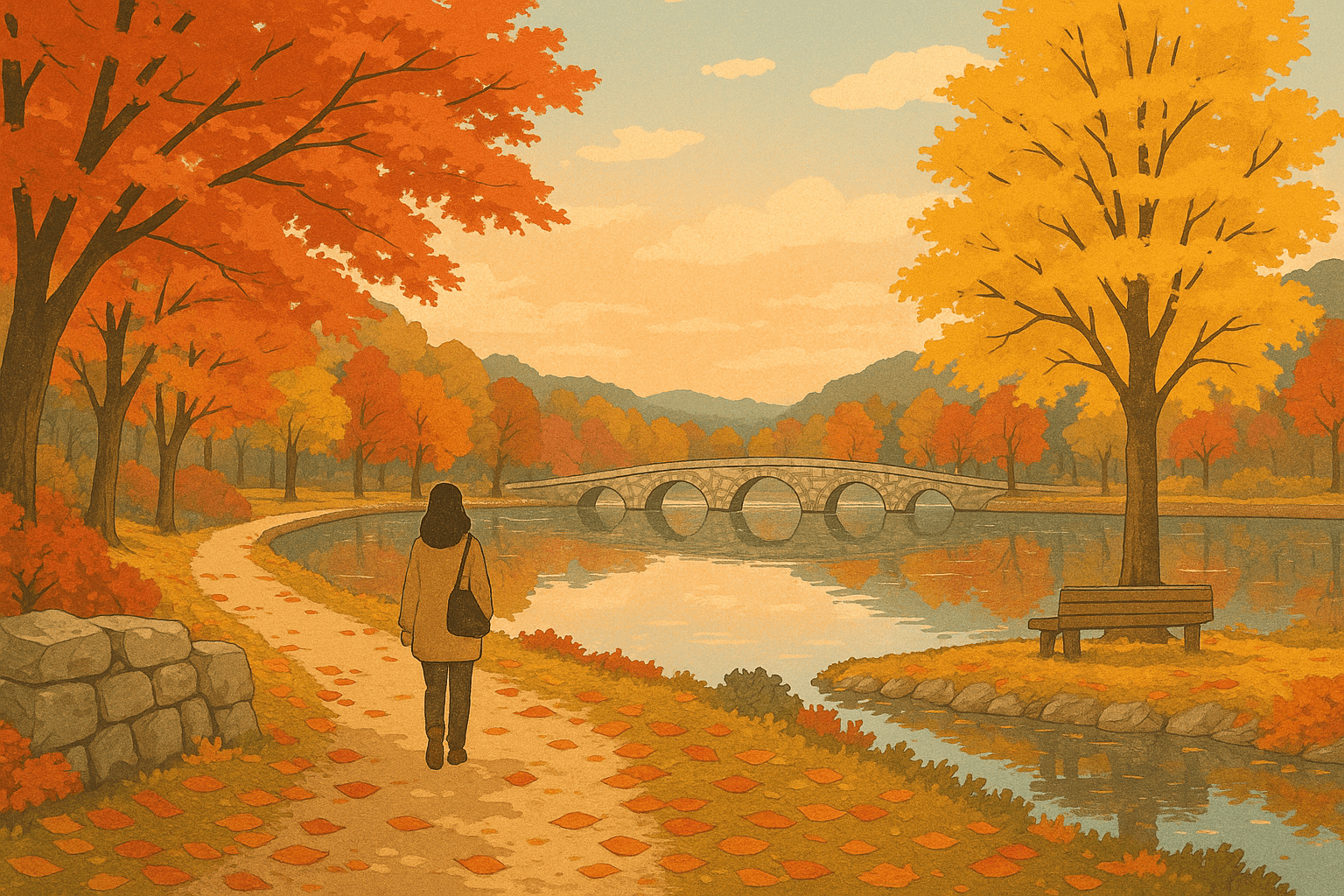 제천의림지 단풍 명소 혼자 걷기