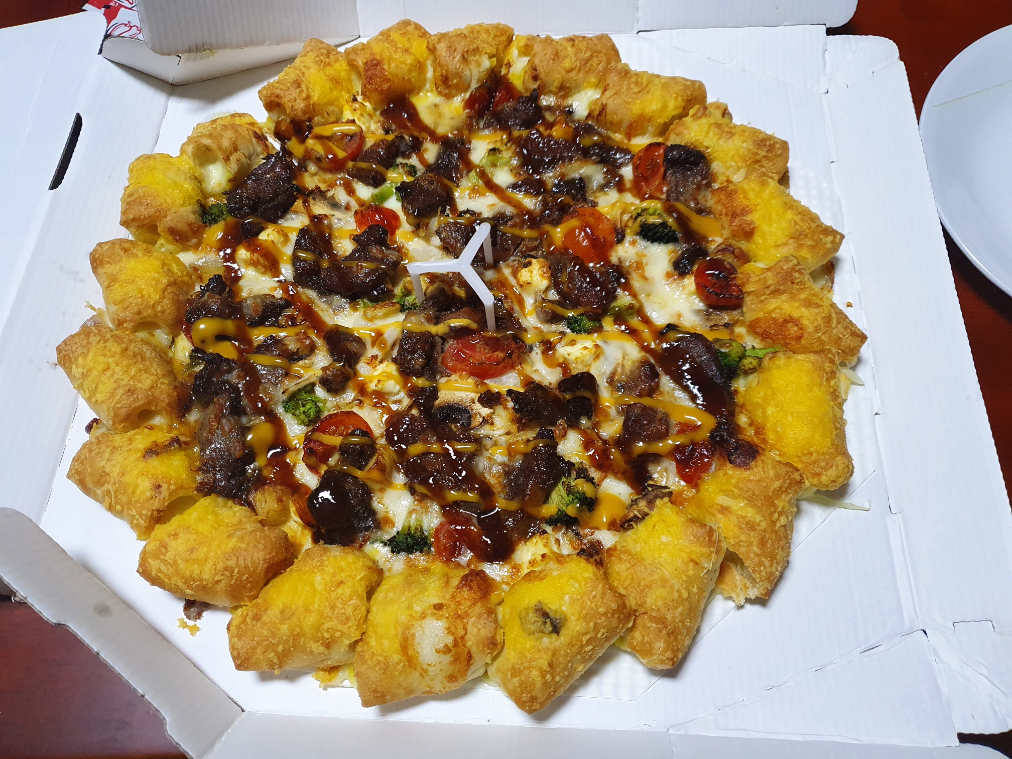 피자헛 립스테이크 피자 라지 사이즈