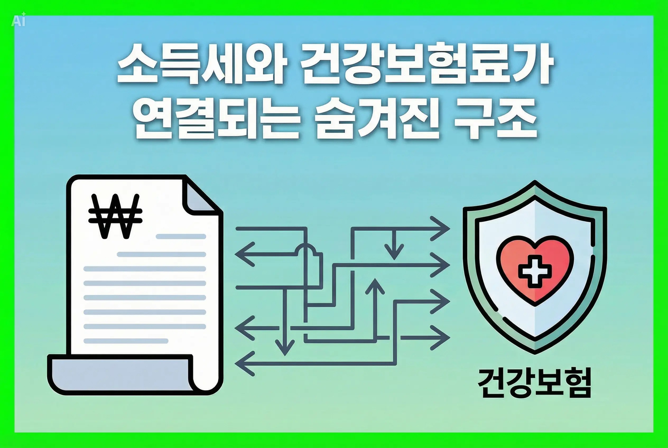 소득세와 건강보험료가 연결되는 숨겨진 구조