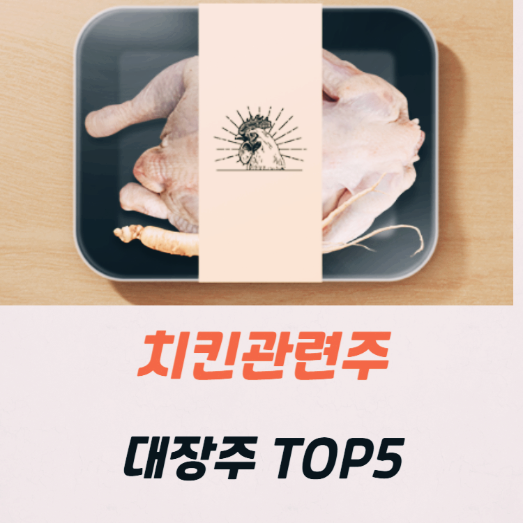 치킨 관련주 대장주 테마주 수혜주 TOP5