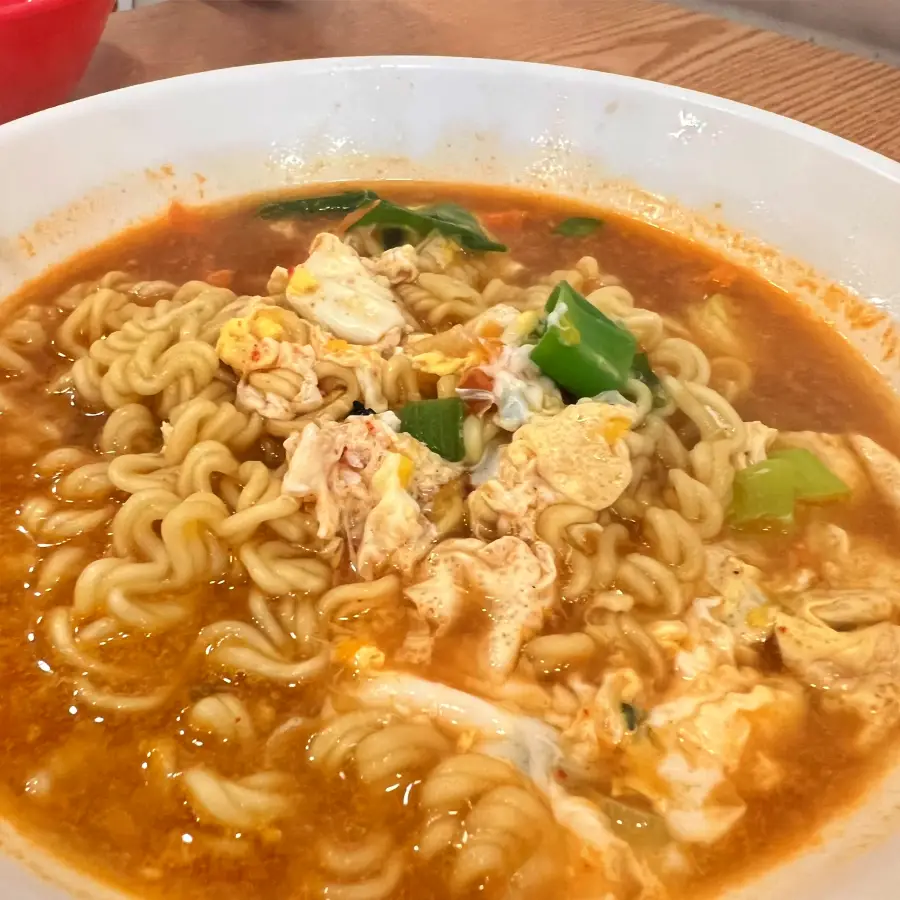 짱구분식 라면사진