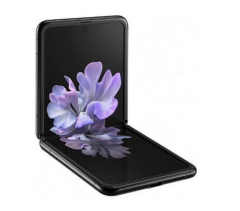 캘럭시z플립4-액정화면-접은-모습