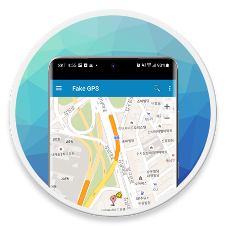 Fake GPS 로고