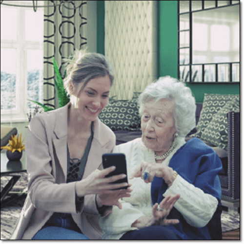 노인성 치매 환자