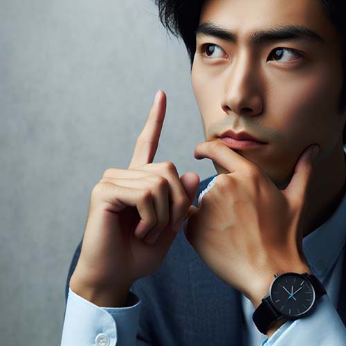 신중하게-고민하는-남자