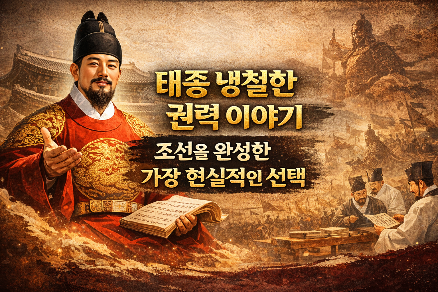 태종 냉철한 권력 이야기 &ndash; 조선을 완성한 가장 현실적인 선택