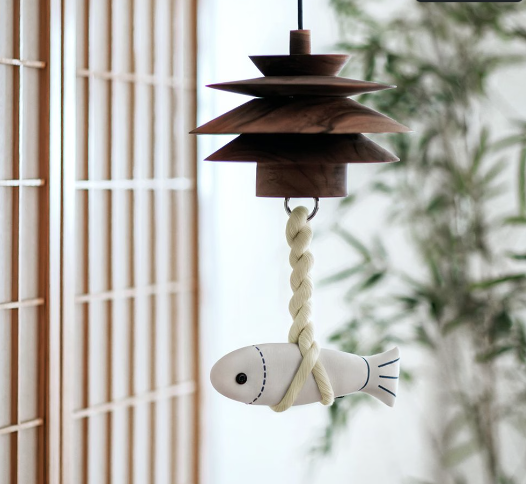 현관에 걸어두는 굿럭 액막이 명태 사쉐 인테리어 소품