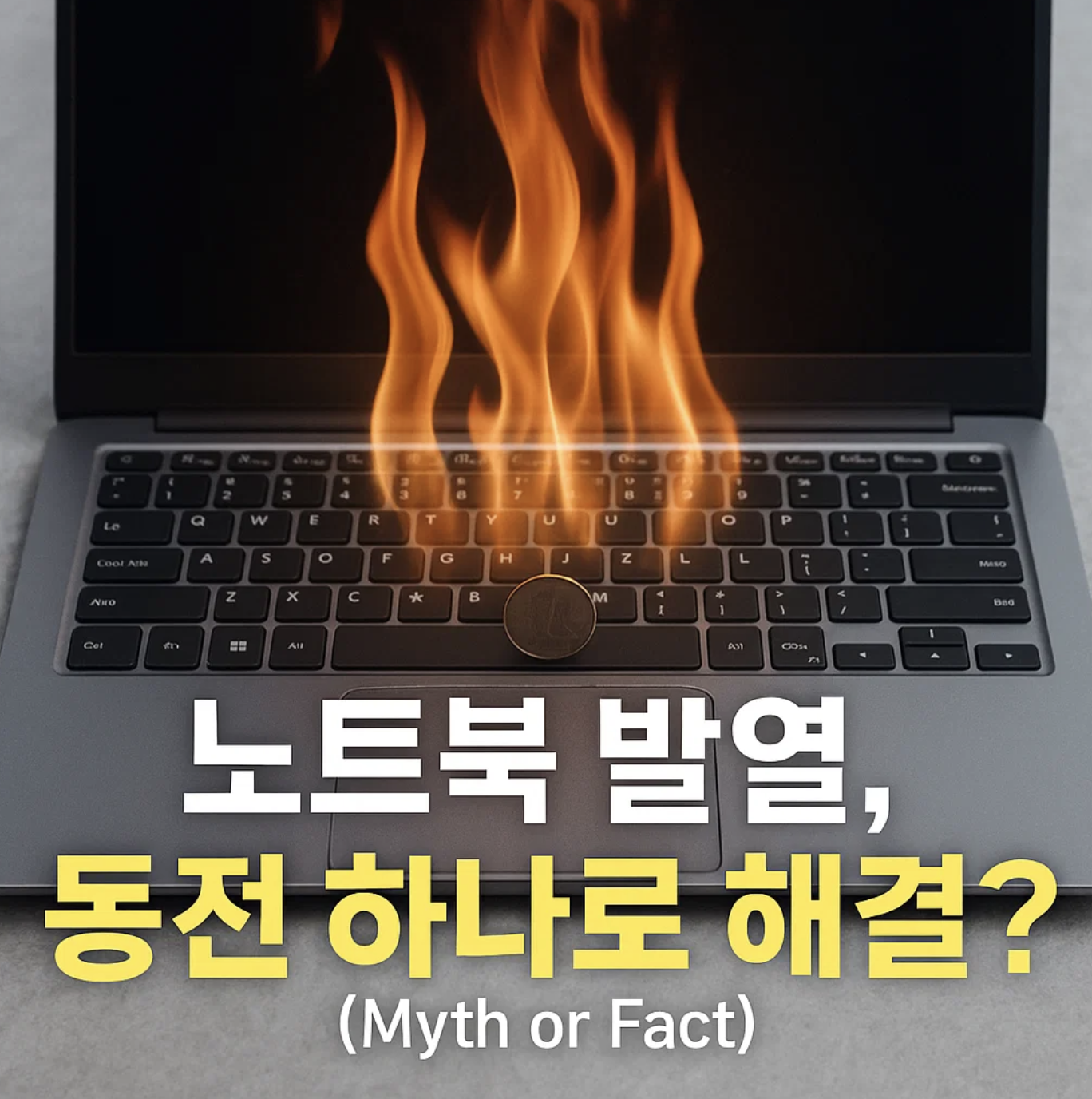 노트북 발열, 동전 하나로 해결? (Myth or Fact)