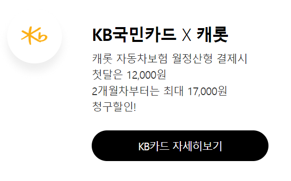 캐롯퍼마일 자동차보험