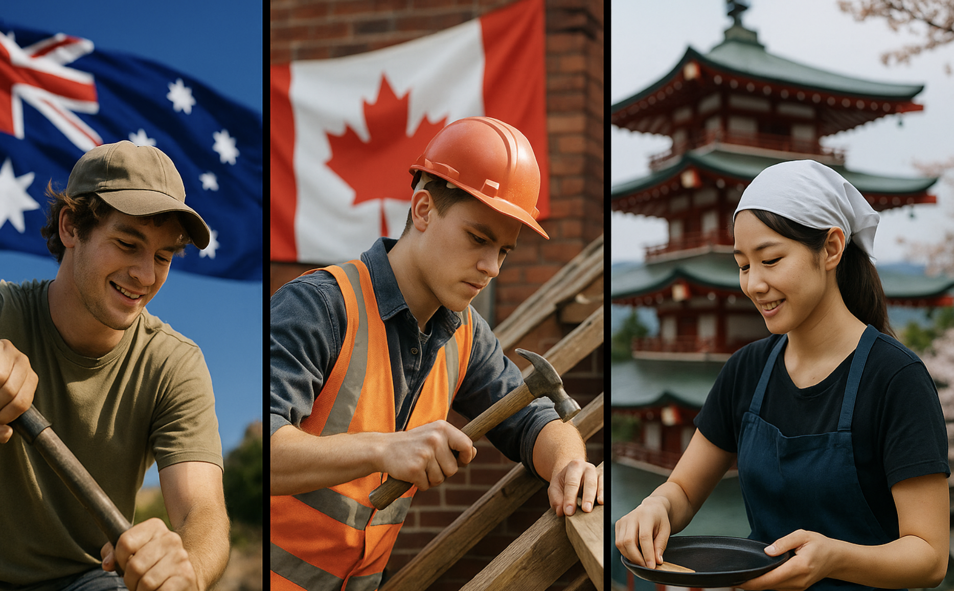 나라별 워킹홀리데이