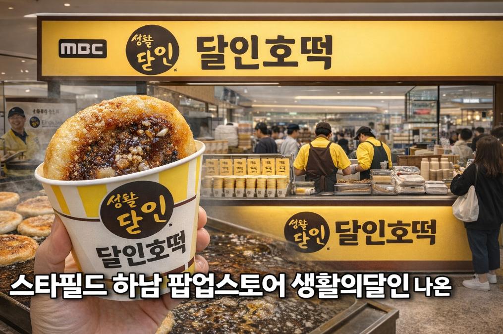 생활의달인 출연 달인호떡, 스타필드 하남에서 맛볼 수 있다고?