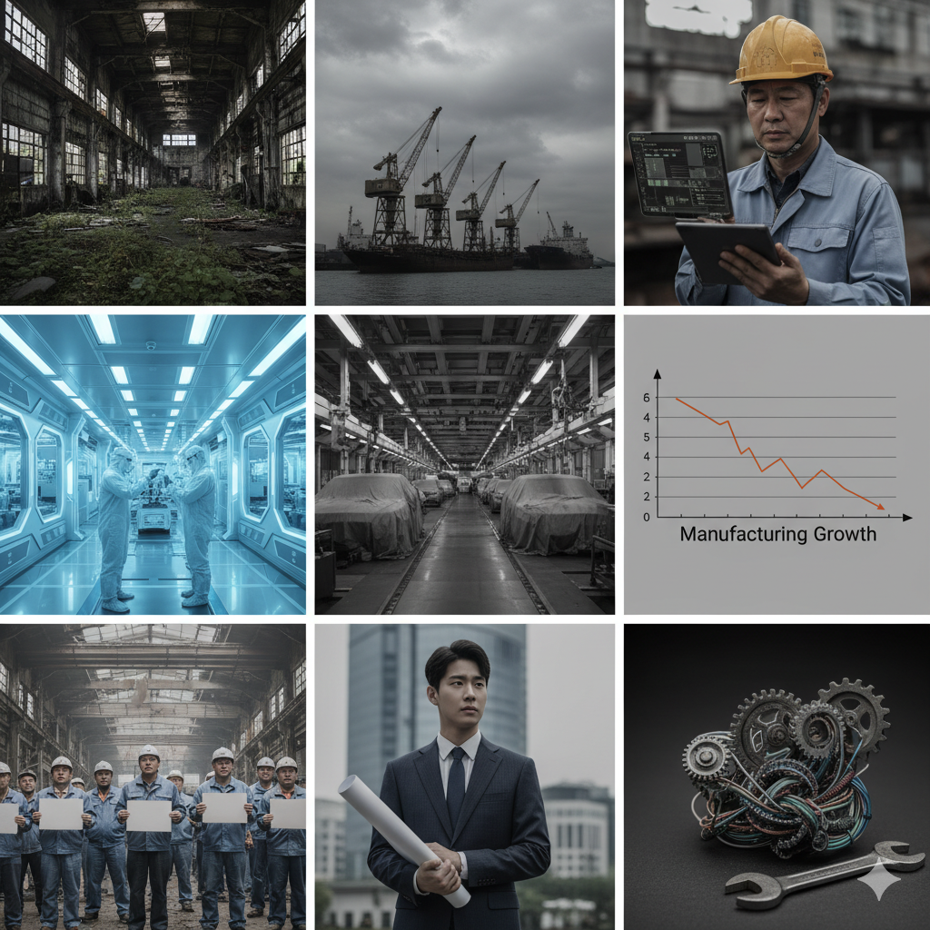 한국제조업위기