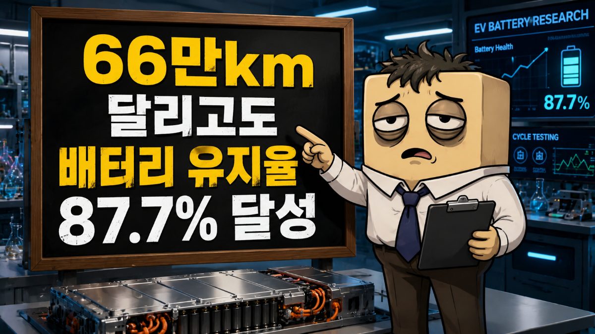 혀니 캐릭터 66만km 배터리 결론 요약