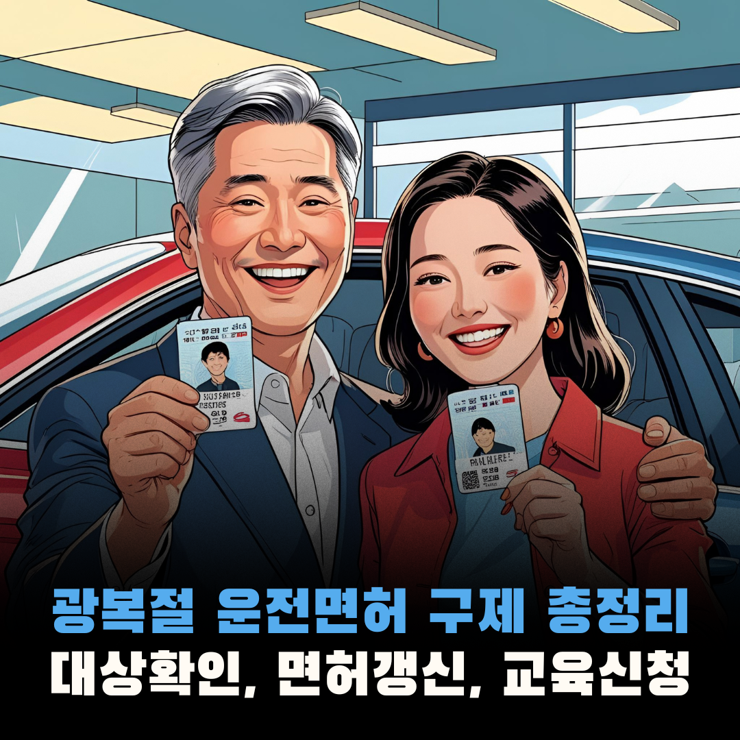 광복절 사면 운전면허 구제 완벽 가이드