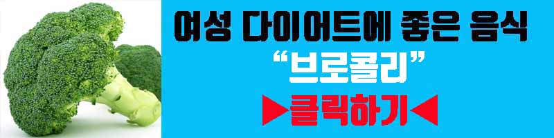 여성 다이어트 음식 브로콜리 영양 효과 섭취 방법 부작용 알아보기