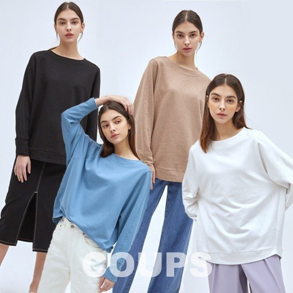 꾸즈 coups 루즈핏 티셔츠4종 사이즈 m 66 77