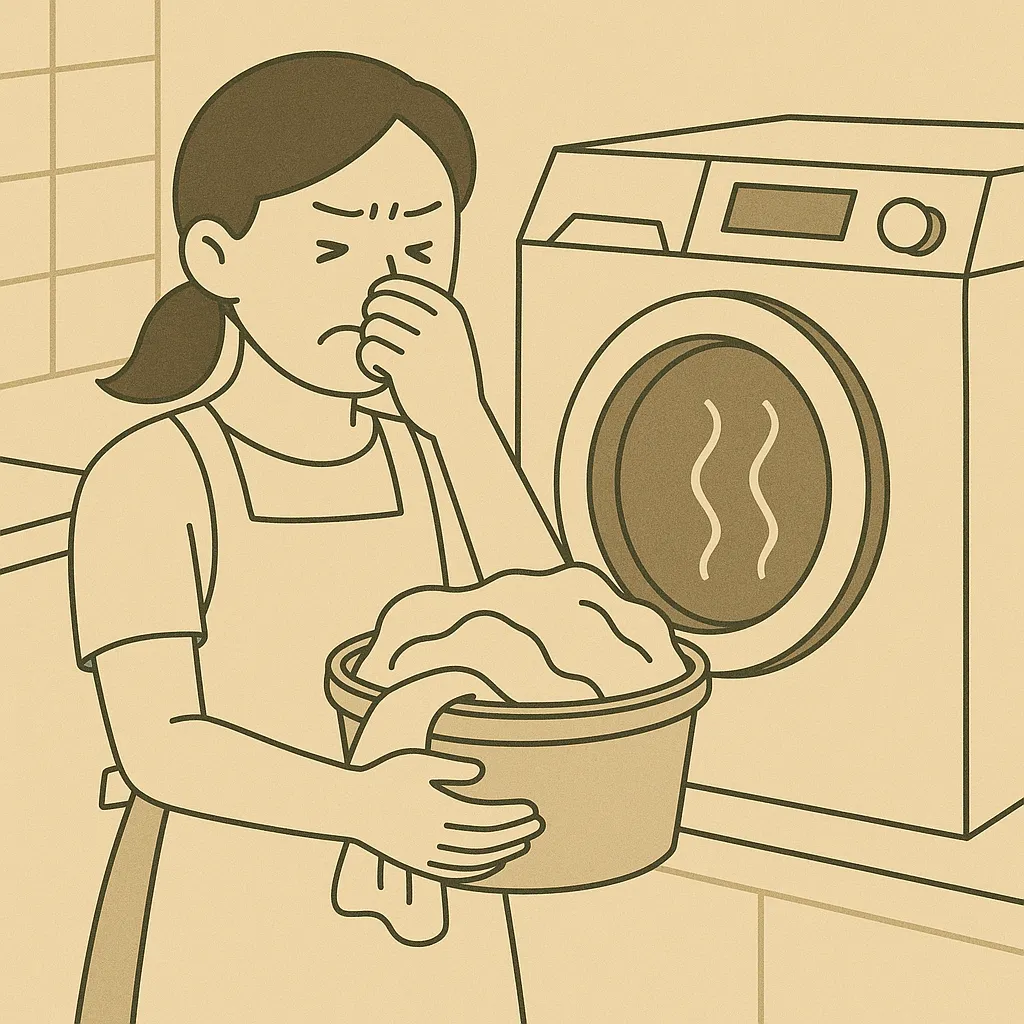 빨래에서 쉰내, 찌린내, 썩은내가 날 때?