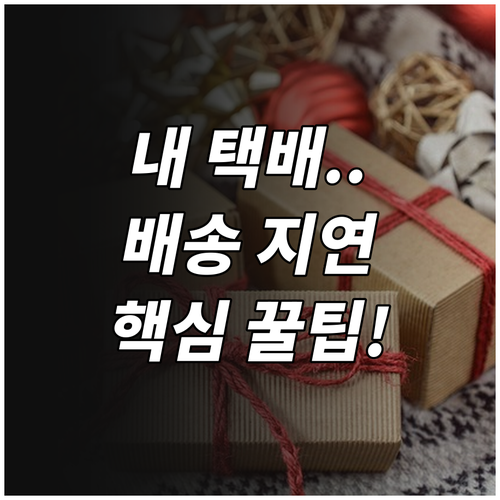 내 택배 어디 CJ대한통운 공식 조회..