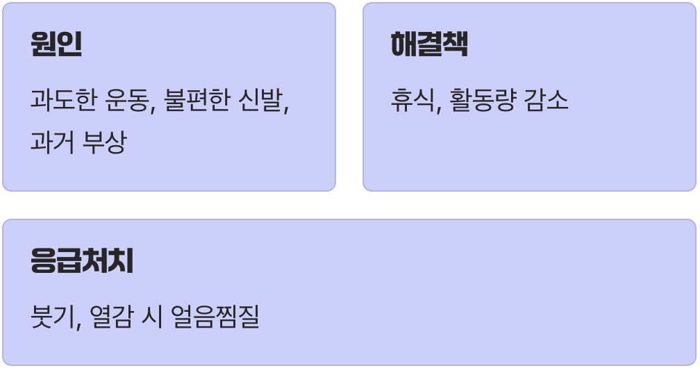 가장 흔한 범인, 혹사당한 밧줄 (인대와 힘줄)
