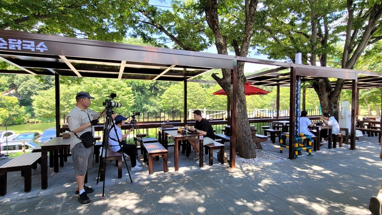 담양 국수거리 죽순닭국수