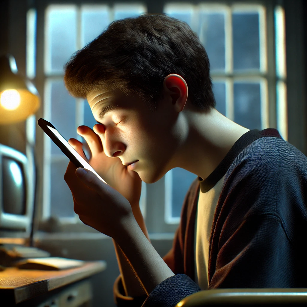 스마트폰보고있는이미지