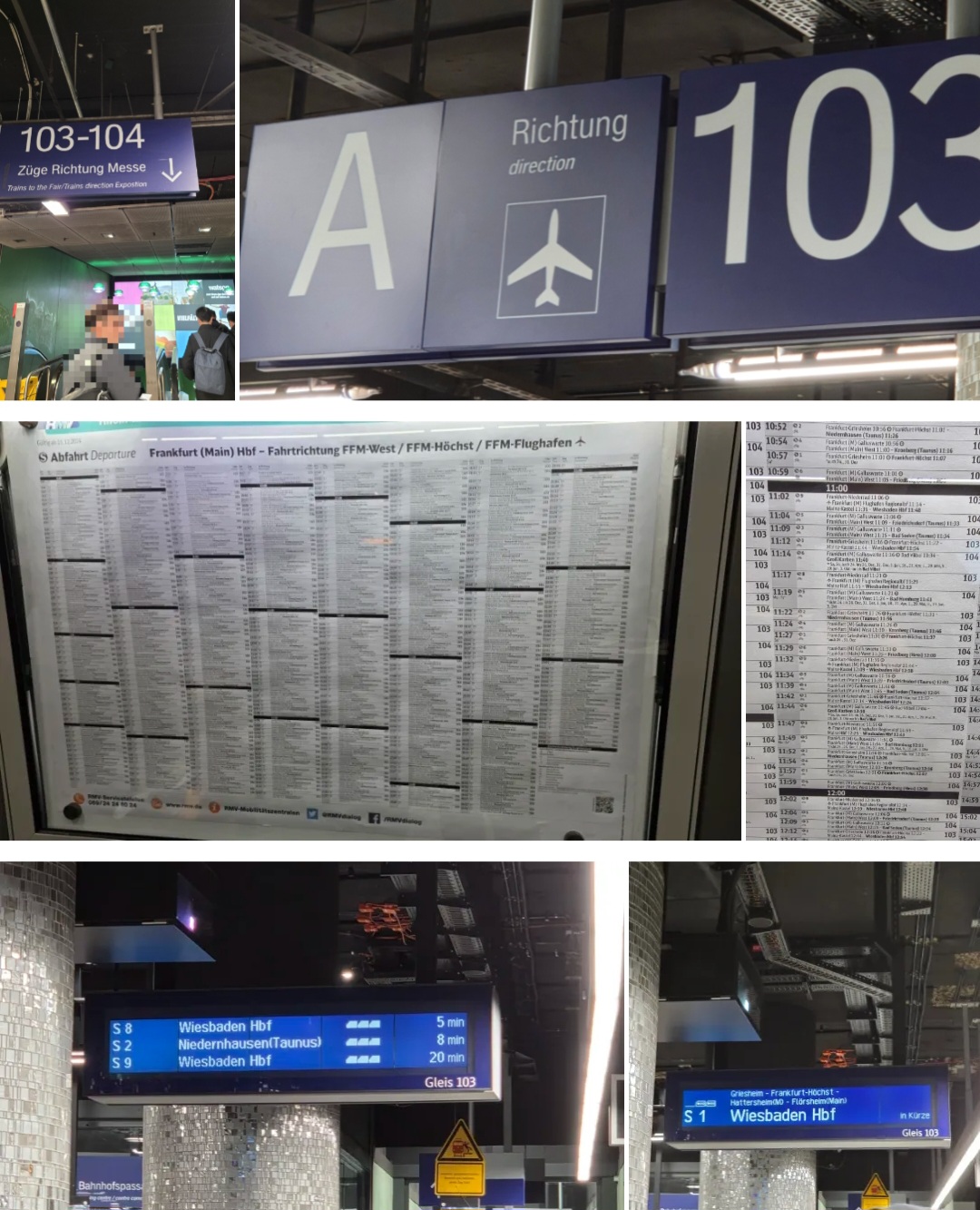 프랑크푸르트 중앙역에서 메세 박람회장 및 공항 가는 법 (S-Bahn 티켓 구매/탑승)