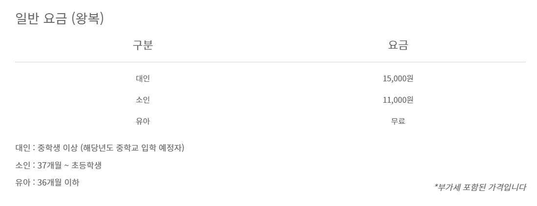 설악산-케이블카-가격