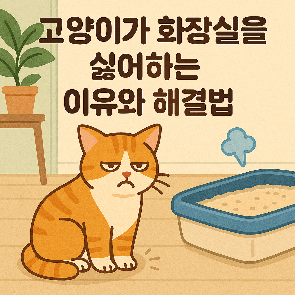 고양이 화장실 문제 해결 방법