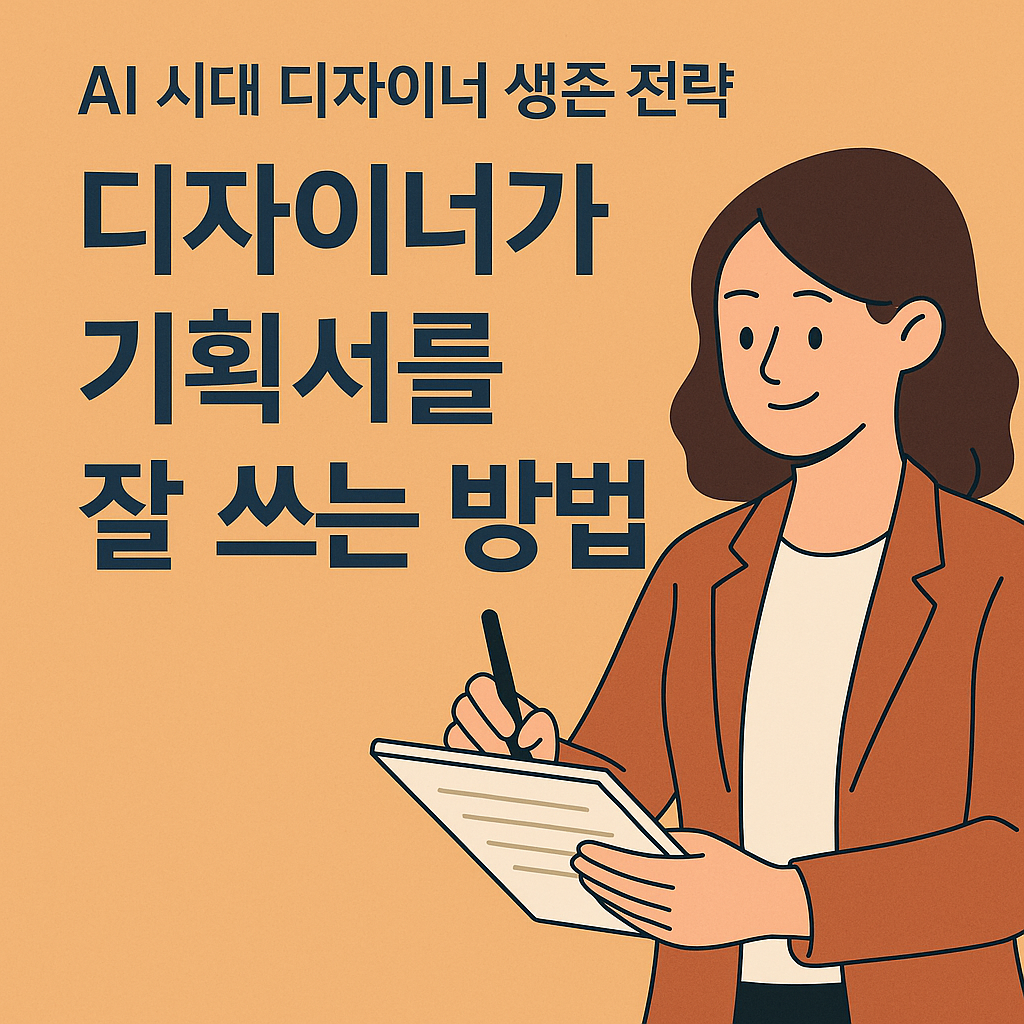 디자이너가 기획서를 잘 쓰는 방법