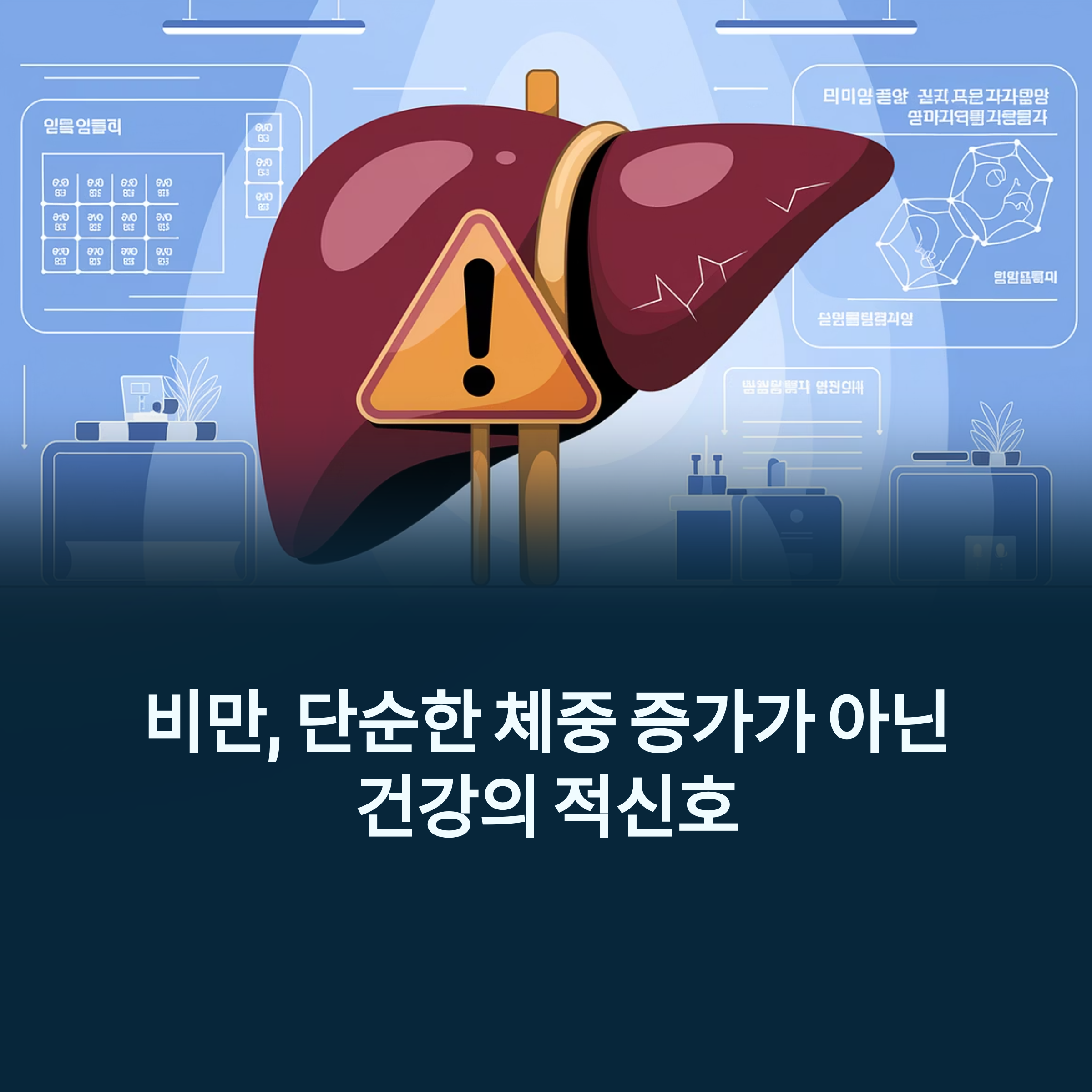 비만, 단순한 체중이 아닌 건강의 적신호에 대한 이미지