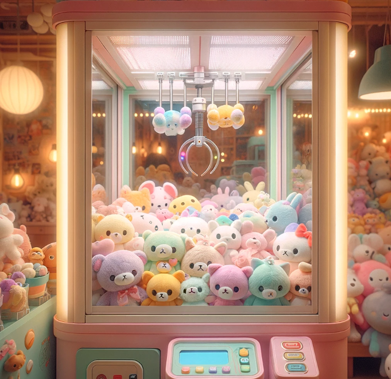 무인 인형 뽑기 자판기 관련 사진