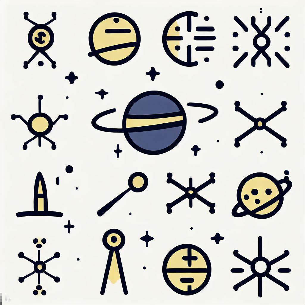 우주좌표 아이콘