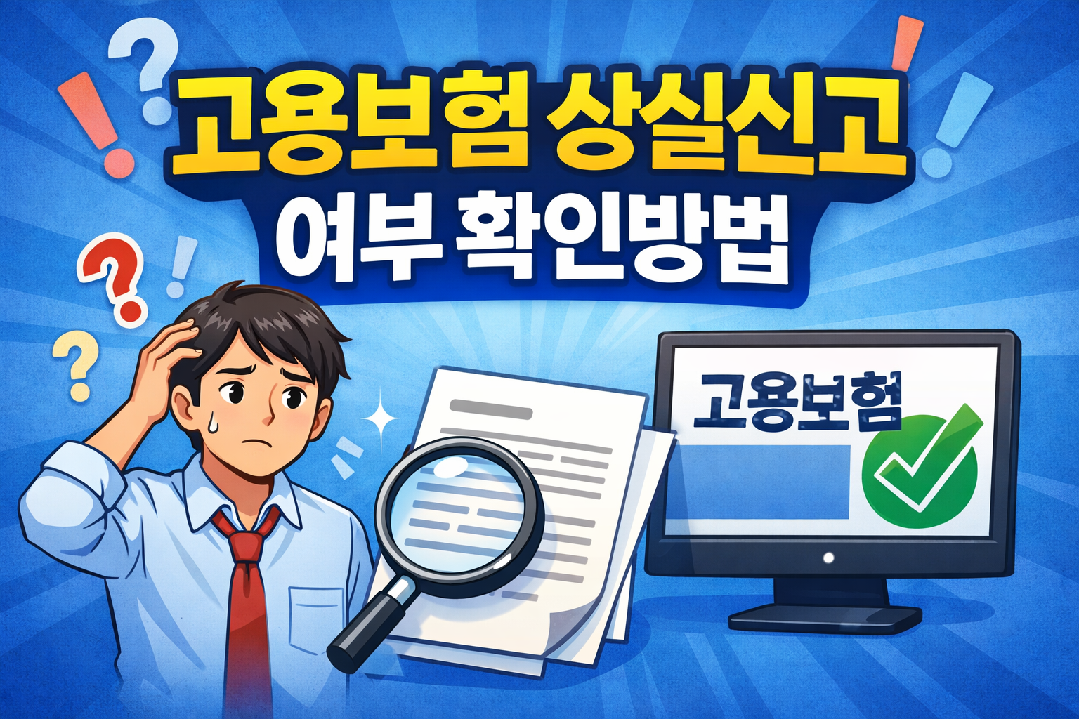 고용보험 상실신고 여부 확인방법