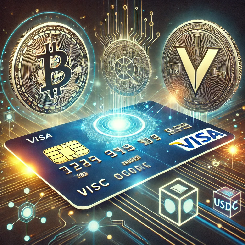 스테이블 코인과 VISA와 관련된 이미지