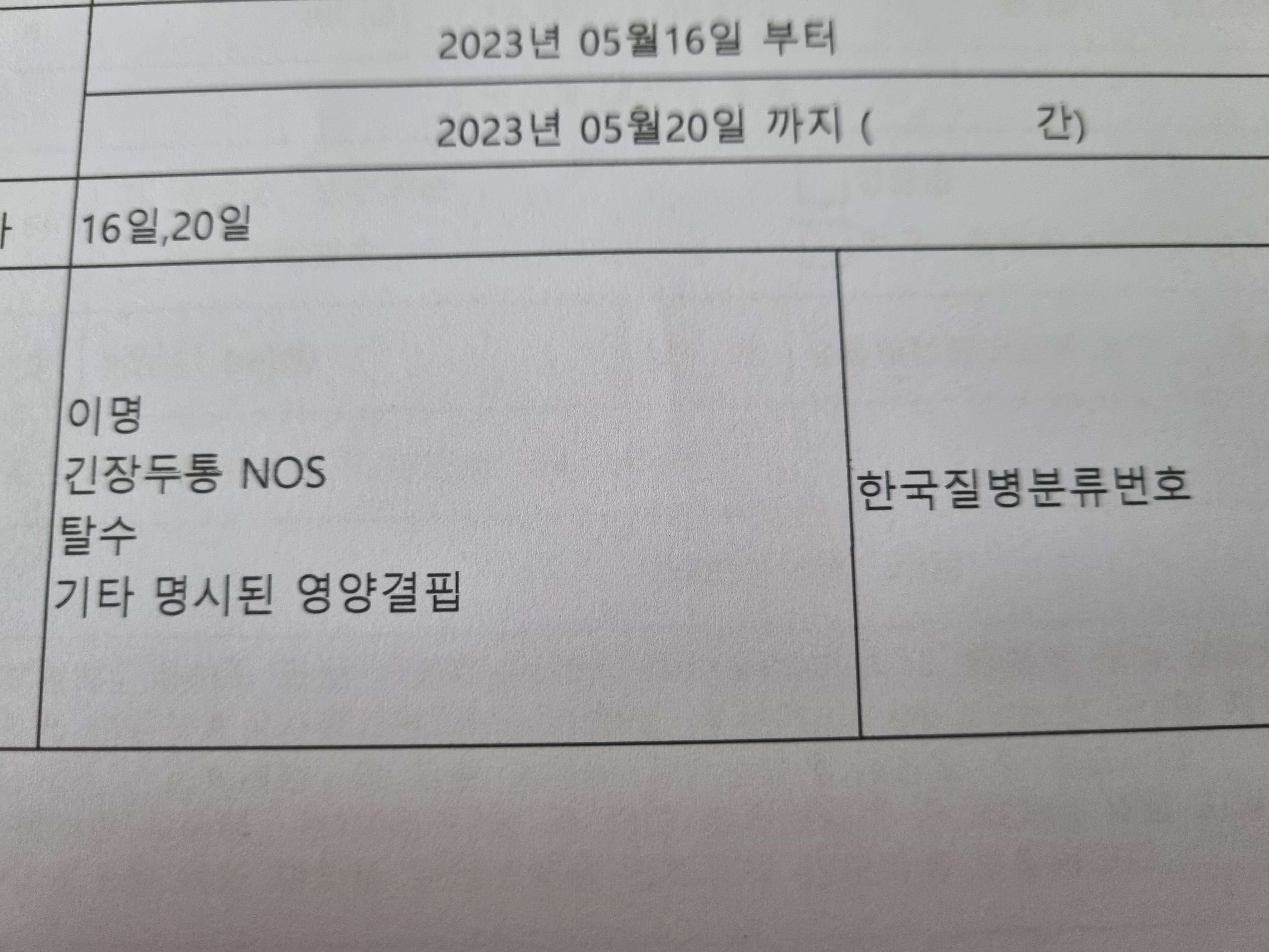 진료 확인서