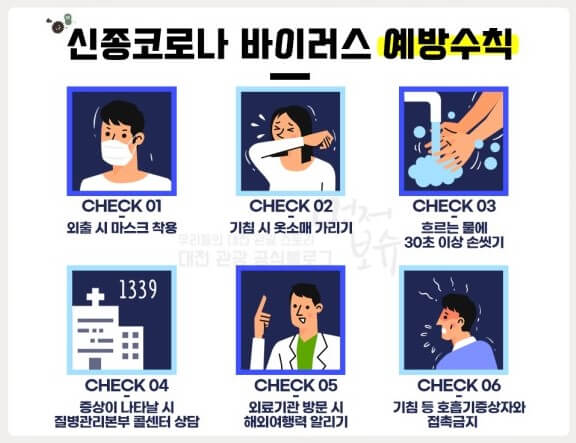 개인위생 중요