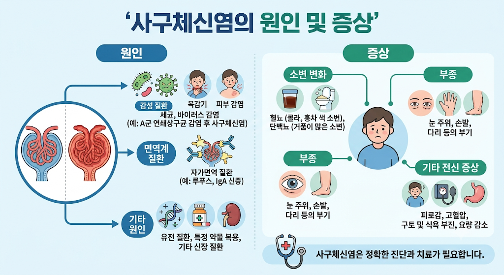사구체 신염의 원인과 증상