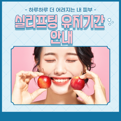 실리프팅 유지기간 안내