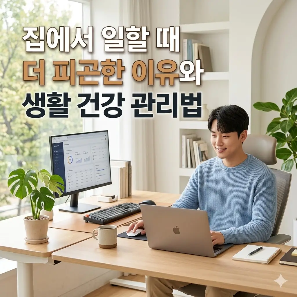 생활 건강 관리법: 집에서 일하며 쌓이는 피로를 푸는 기술