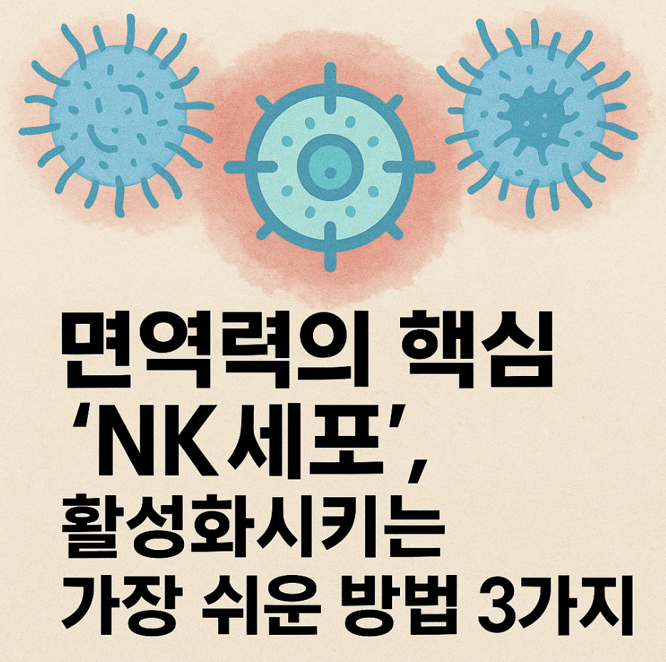 면역력의 핵심 'NK세포', 활성화시키는 가장 쉬운 방법 3가지