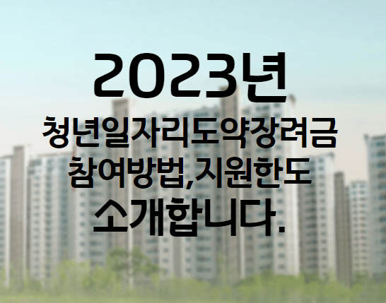 청년일자리도약장려금 사업