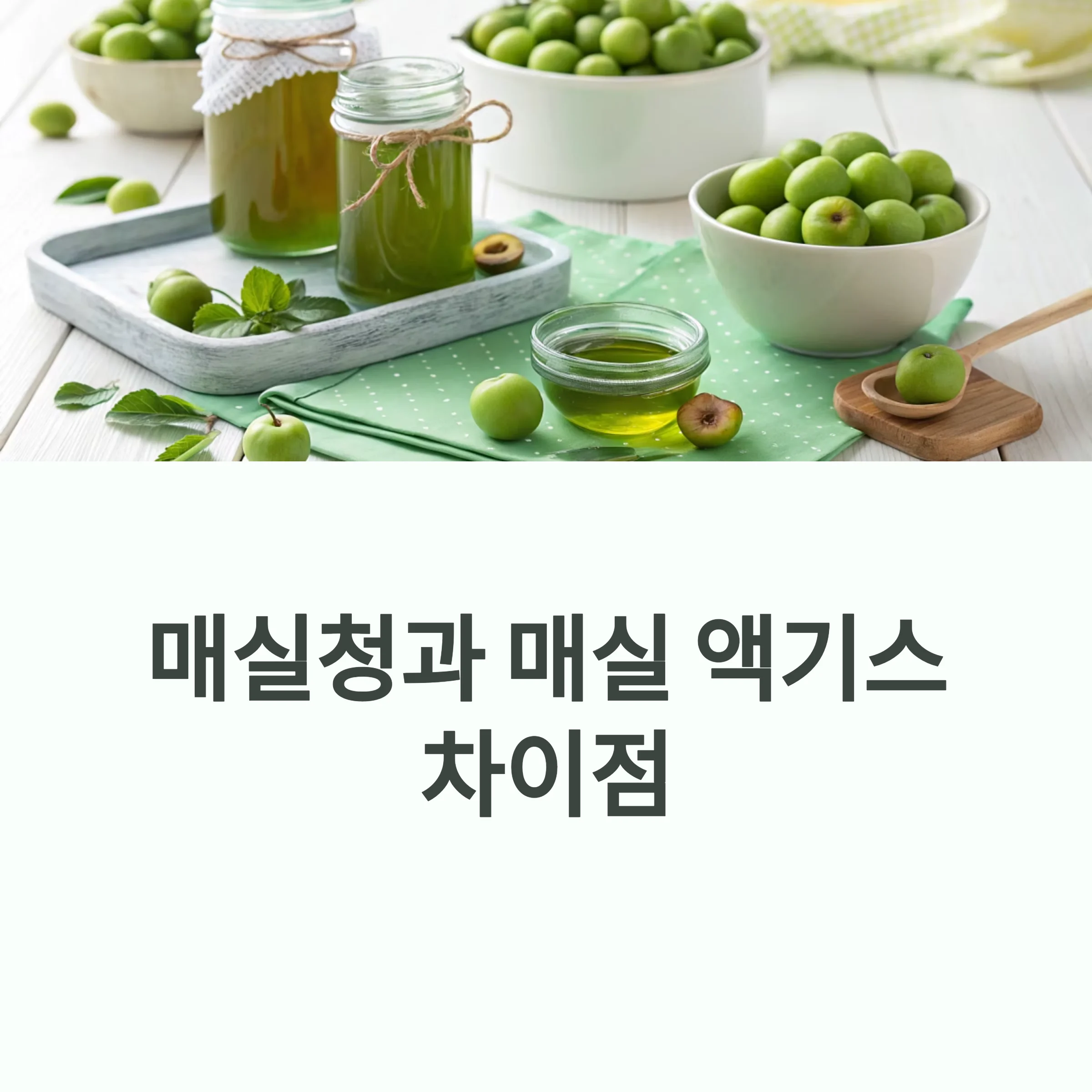 매실청-매실액기스