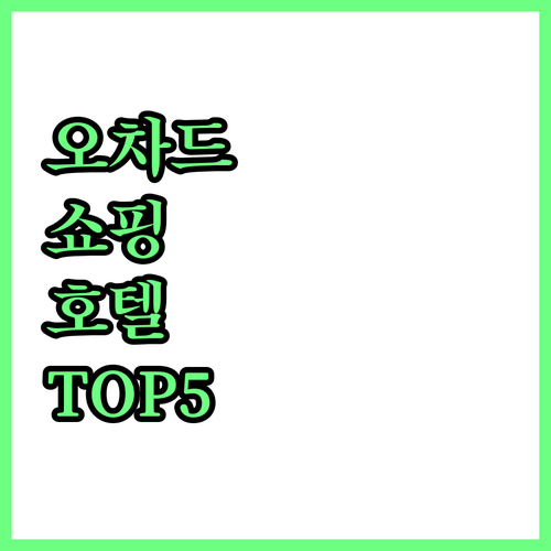오차드 로드 쇼핑하기 편한 싱가포르 ..
