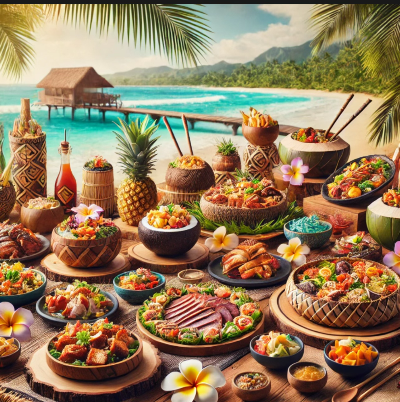 폴리네시아 전통 요리와 현대 퓨전 음식 탐구: 지역의 맛과 역사의 조화