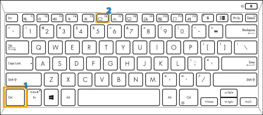 터치패드 활성화 하는 키보드