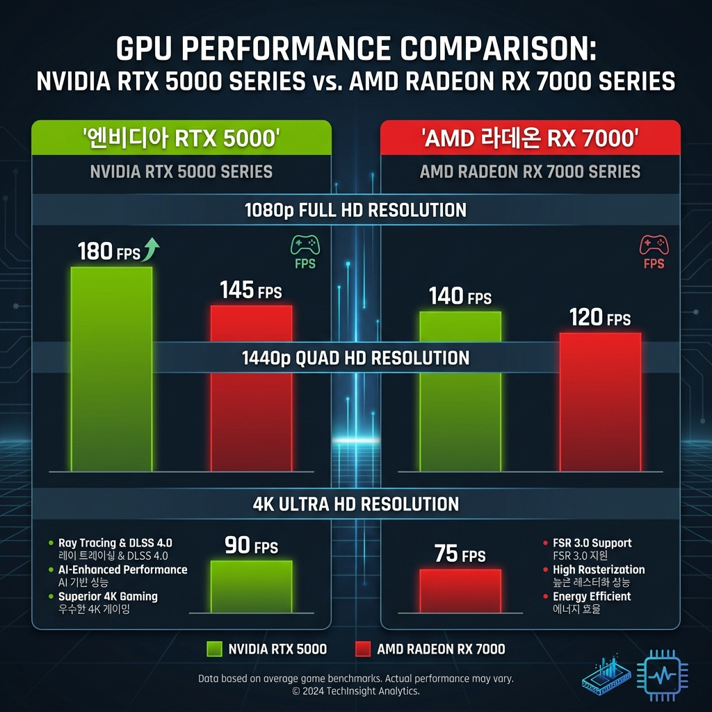 NVIDIA vs AMD 성능 비교 이미지