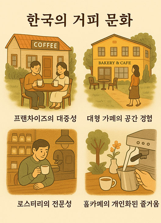 AI가 만들어준 한국의 커피 문화
